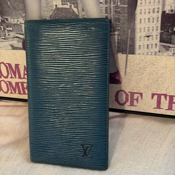 Louis Vuitton Handbags - Louis Vuitton blue epi wallet